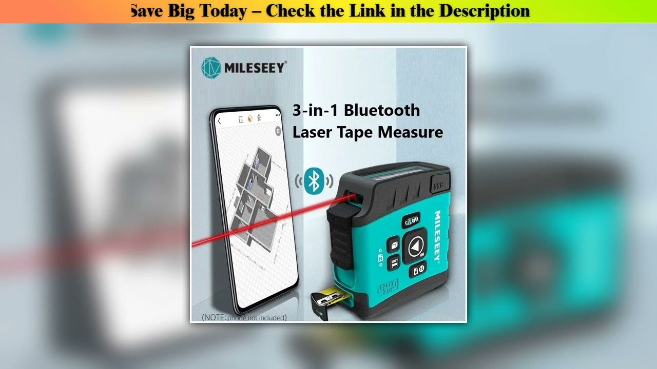 Mileseey Dt20 Bluetooth — Best Price (2025): Mileseey DT20 Bluetooth Laser Tape Measure