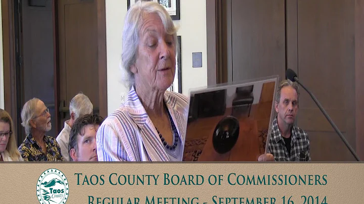 Taos County Board of Commissioners - Regular Meeti...