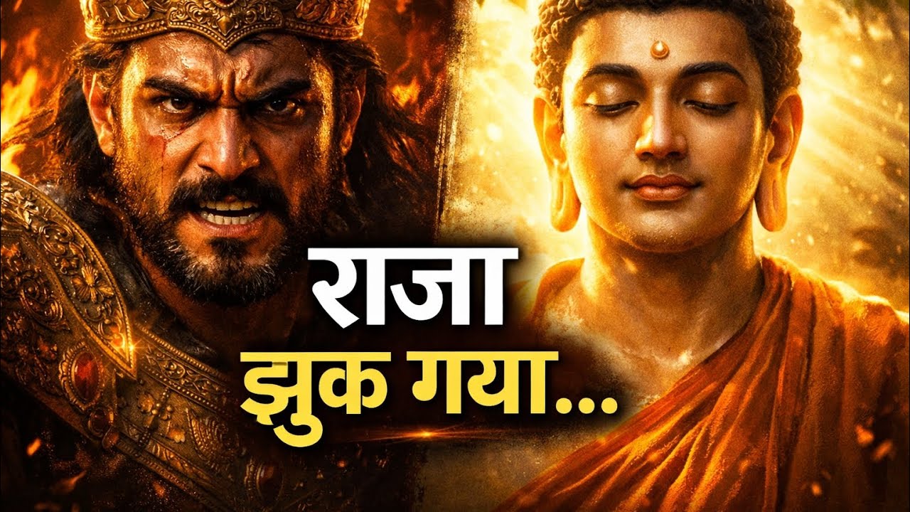 राजा झुक गया गौतम बुद्ध की जीवन बदल देने वाली शिक्षा Powerful Buddha Story #BuddhaStory #HindiKahani
