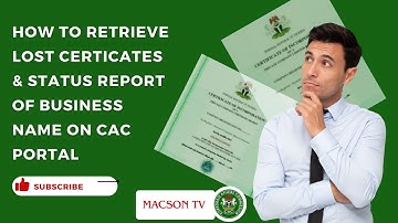 Best way to retrieve your lost cac lost certificates for a business name