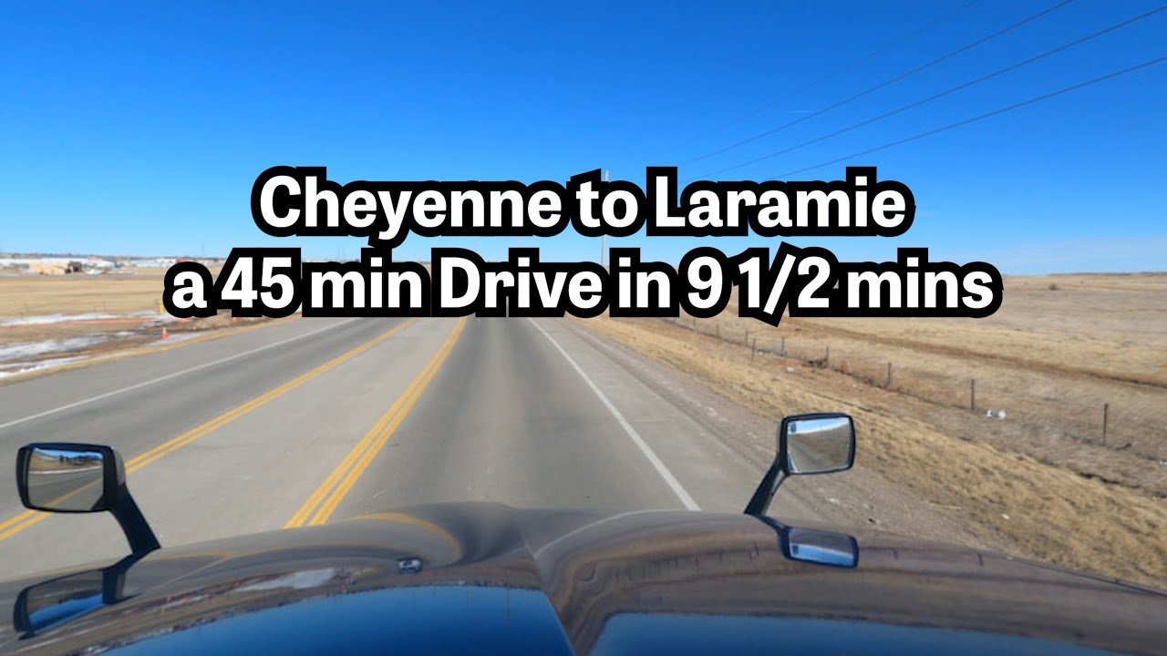 🚛 Cheyenne to Laramie A SemiTruck’s Journey on I80 in Winter