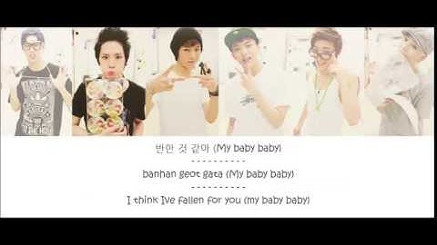 B.A.P (비에이피) - B.A.B.Y lyrics (Color coded)