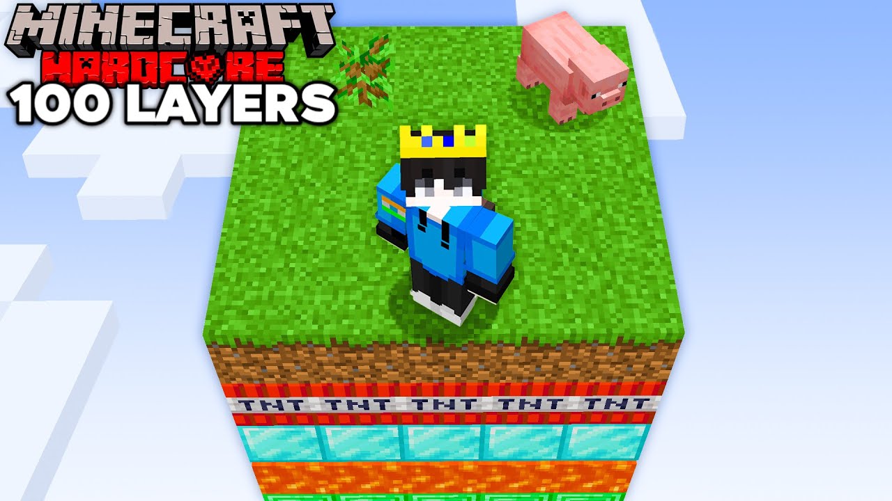 Minecraft, But I'm Trapped in a Random One Chunk Layer
