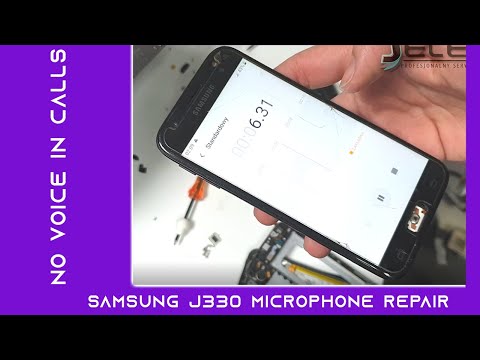 Samsung J3 2017 J330 No voice in calls - Microphone Repair Tutorial Easy Repair