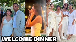 KIM CHIU NAIYAK DI KINAYA SPEECH NI ANGELICA PANGANIBAN SA WELCOME DINNER KASAL NI ANGELICA \& GREGG