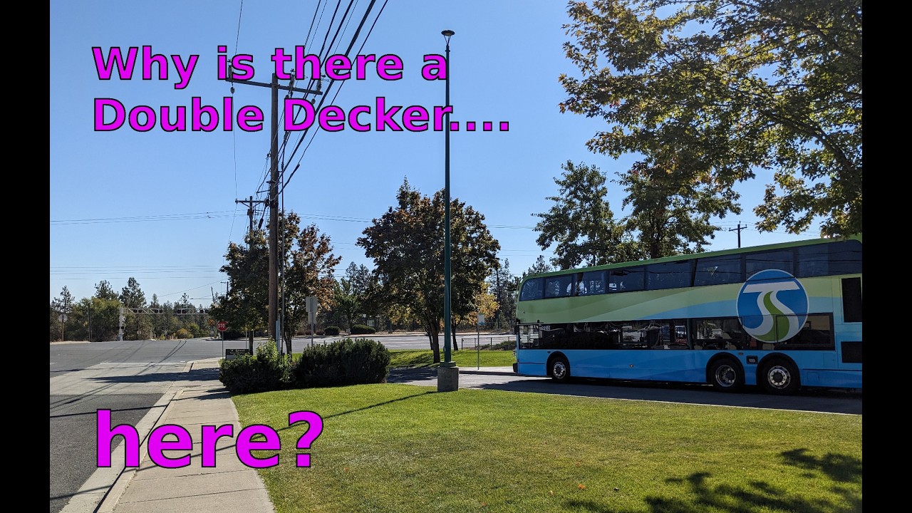 Новые двухэтажные автобусы Spokane Transit Agency!