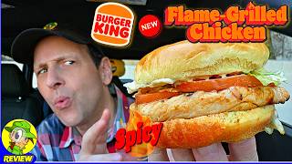 Burger King® Spicy Flame Grilled Chicken Sandwich Review 🍔👑🔥🐔 TEST MARKET 👀 Peep THIS Out! 🕵️‍♂️