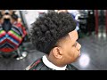 Full length freshest high taper  haircut tutorial sponge curl