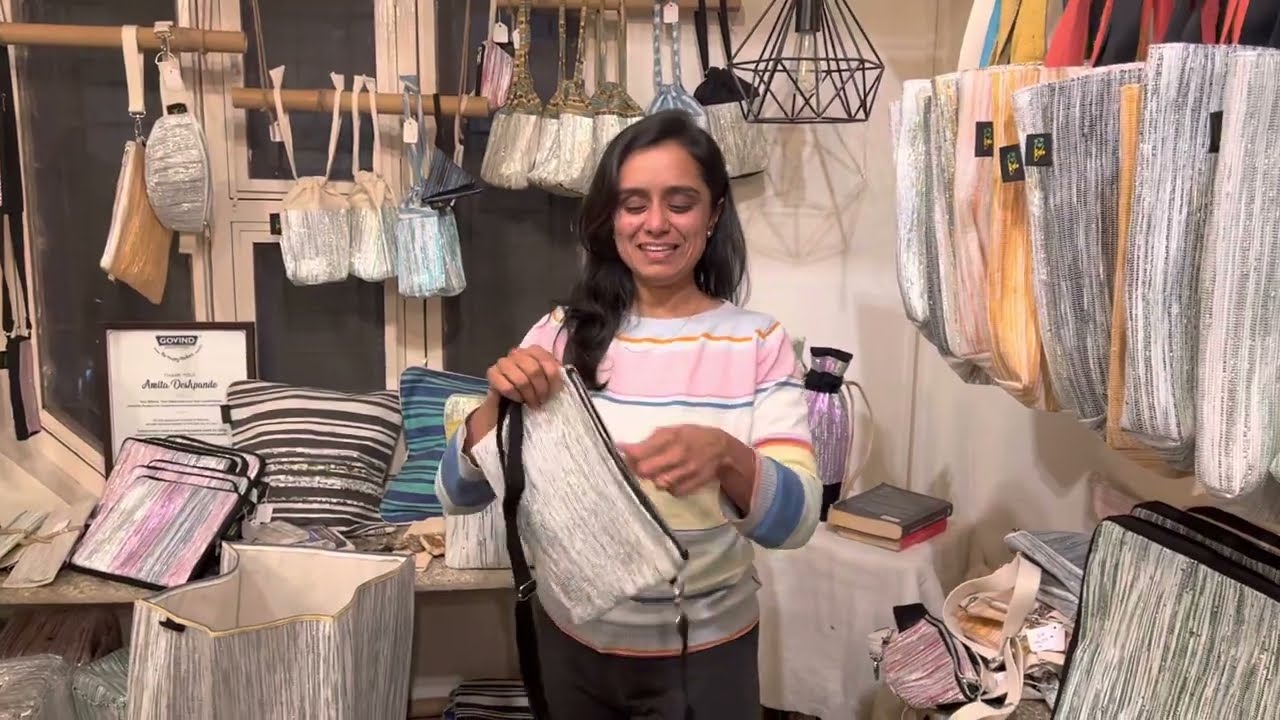 reCharkha’a UPCYCLED-HANDWOVEN Sling-it