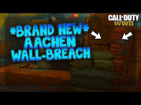 *NEW* WALL-BREACH GODMODE GLITCH ON AACHEN - GLITCHES ON AACHEN! - COD WW2 GLITCHES