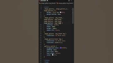 CSS Image Gallery Style Tutorial #csstutorial #coding #css