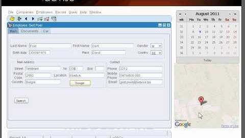 Oracle Forms and Google maps