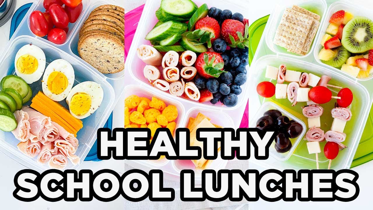EASY HEALTHY PACKED LUNCH IDEAS - For school/ or work! 