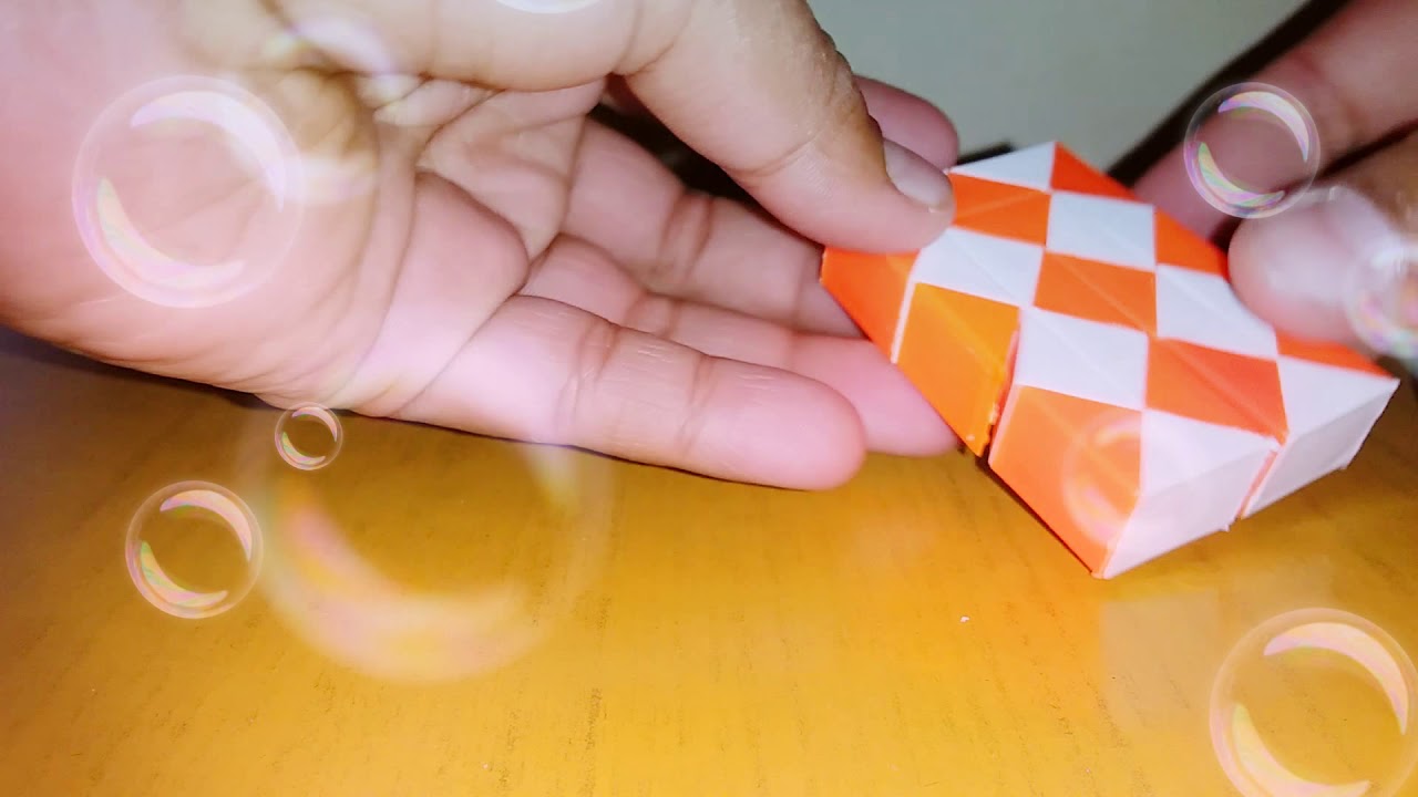 How to make a dog from a snake cube YouTube