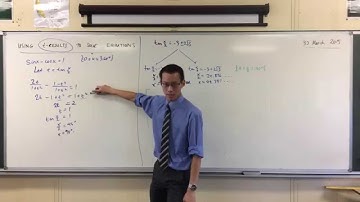 Using t-results to Solve Trigonometric Equations (Example 2)