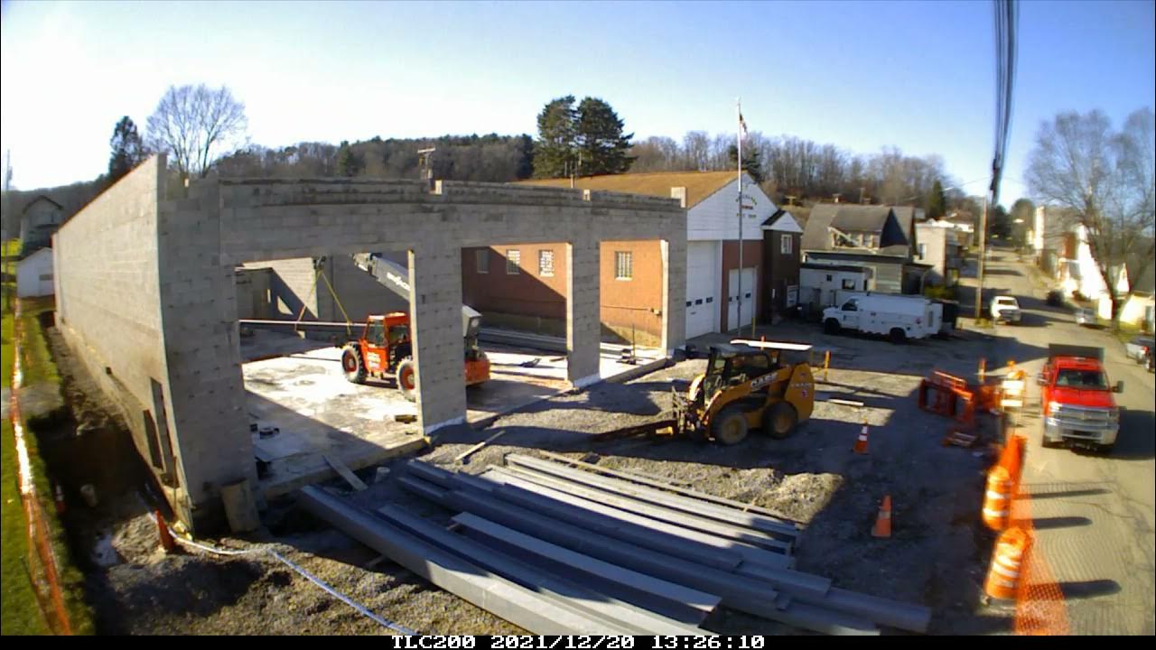 Bowerston Volunteer fire department building addition week 11, 12,13