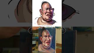 Digital Painting vs Traditional #artbattle #painting  #artismia