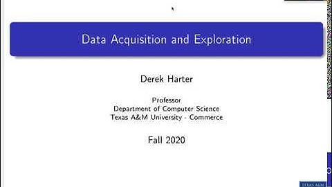 CSci 574 Machine Learning : U03-1 Data Exploration