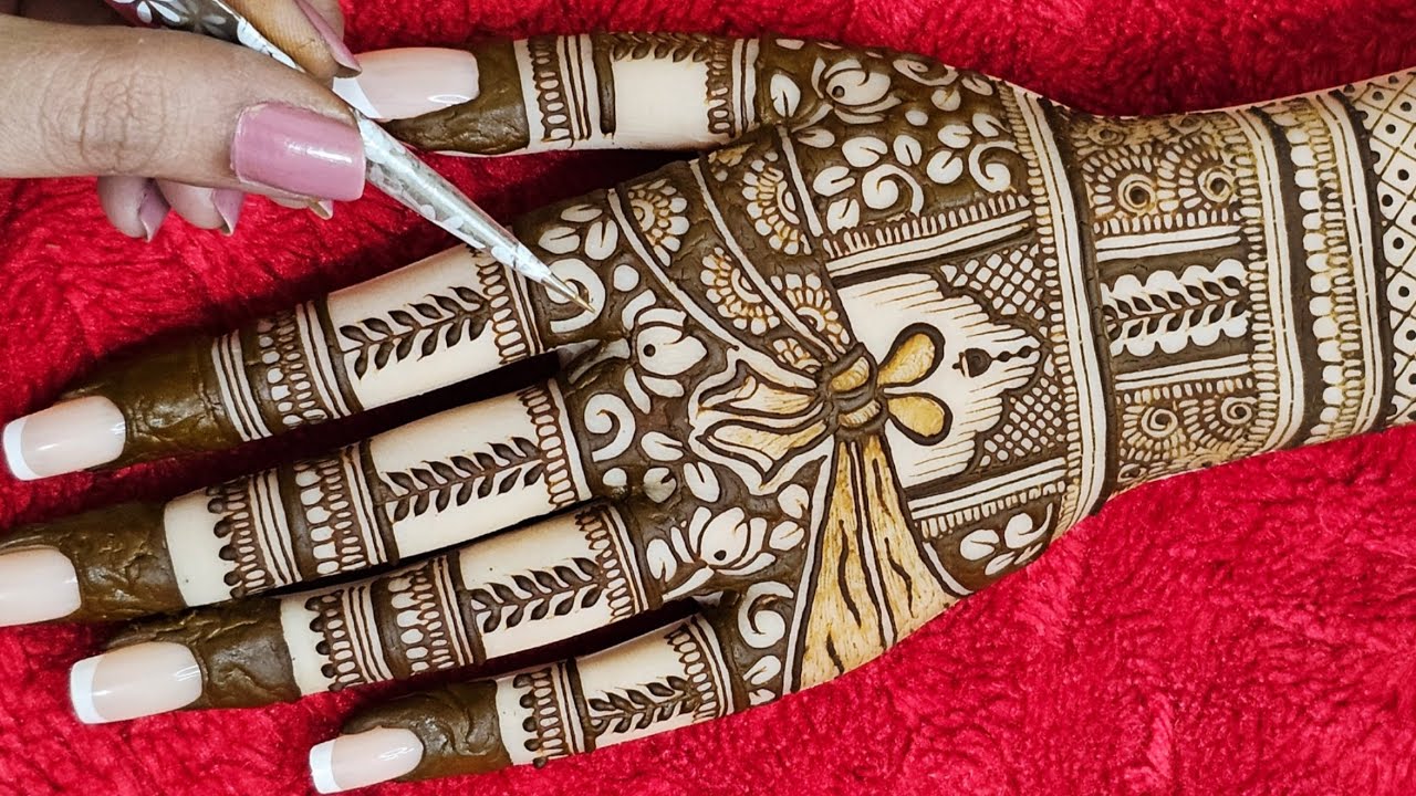 Gatbandhan Bridal mehndi design new for back hand/ Latest trending mehandi ideas for beginners 2026