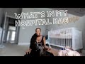 WHAT&#39;S IN MY HOSPITAL BAG | 19 and pregnant 🤰🏾| SUNNYYSHI