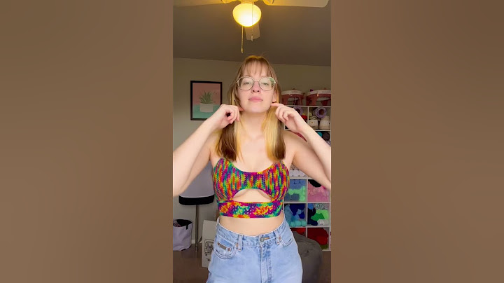 Rainbow sneak a peek crochet top ❤️‍🔥 #crochet #fashion