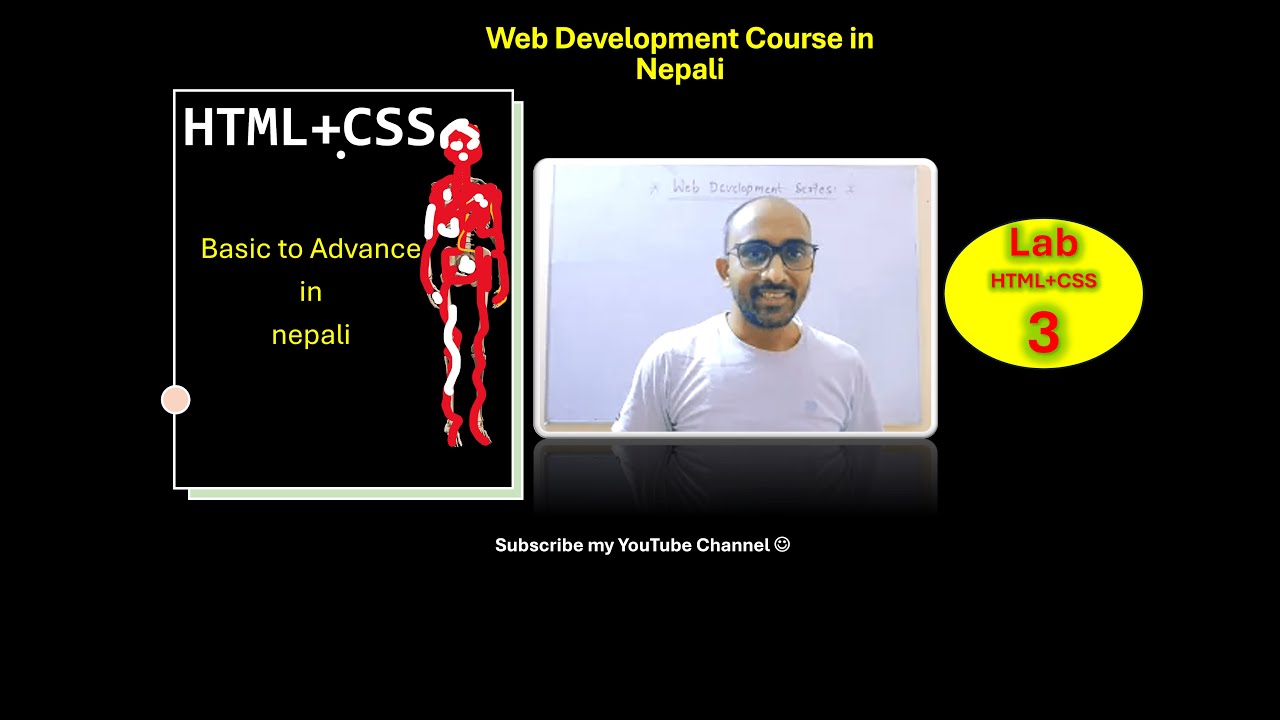 HTML + CSS || How to Create a simple website? || Practical Lab 3 ...