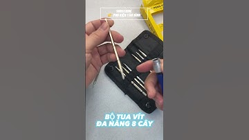 Bộ Tua Vít Đa Năng 8 Cây Tặng Kèm Túi Vải
