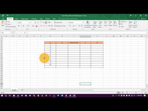 How To Create a Excel Table & Resize This Table