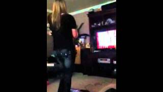 Me failing on DDR for wii lol