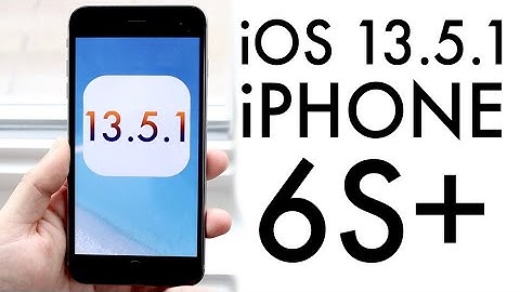 iOS 13.5.1 OFFICIAL On iPhone 6S+! (Review)