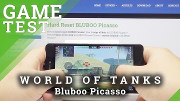 World of Tanks on Bluboo Picasso – High Graphics Test in Bluboo
