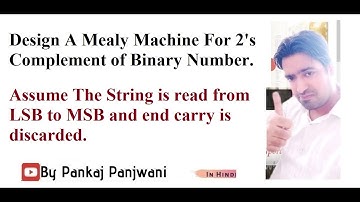 TOC || Mealy Machine For 2