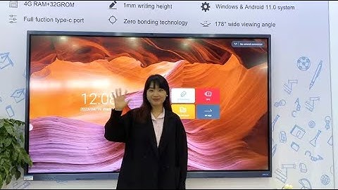[Metz Display] Detailed demonstration-interactive display with Android & Windows systems