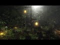 Swamp Sounds at Rain &amp; Misty Night : Rain &amp; Crickets and Frog Sounds &amp; Firefly 8 Hours