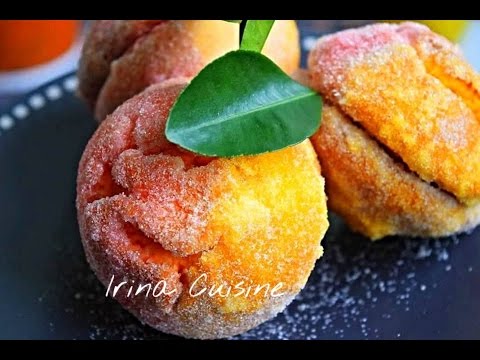 ნამცხვარი „ატამი“ Пирожное «Персик» из советского прошлого  namcxvari atami