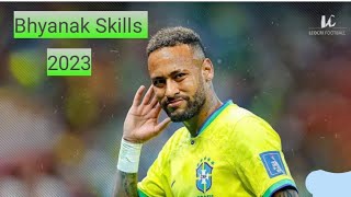Neymar Jr King Of Dribbling Skills 2023(HD) short shorts viral skills shortvideo skiils