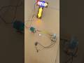 Powering signal led by rubber band#innovation#shorts