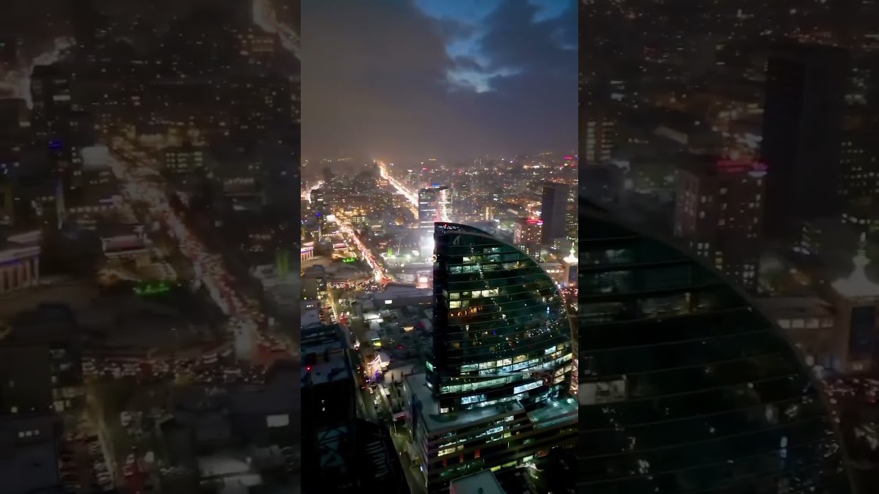 Ulaanbaatar Mongolia down town 