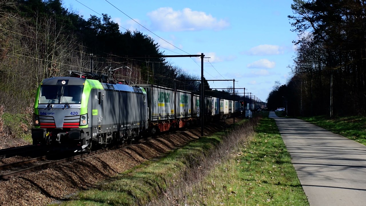 La BR 475 419 de chez BLS Cargo en charge d'un train Ambrogio pour Muizen ce 19 mars 2021.