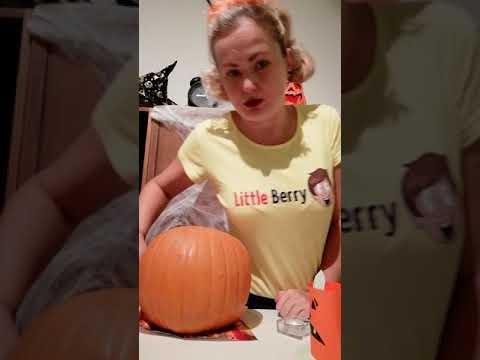 Video: Halloweenská Papierová Tekvica: Technika