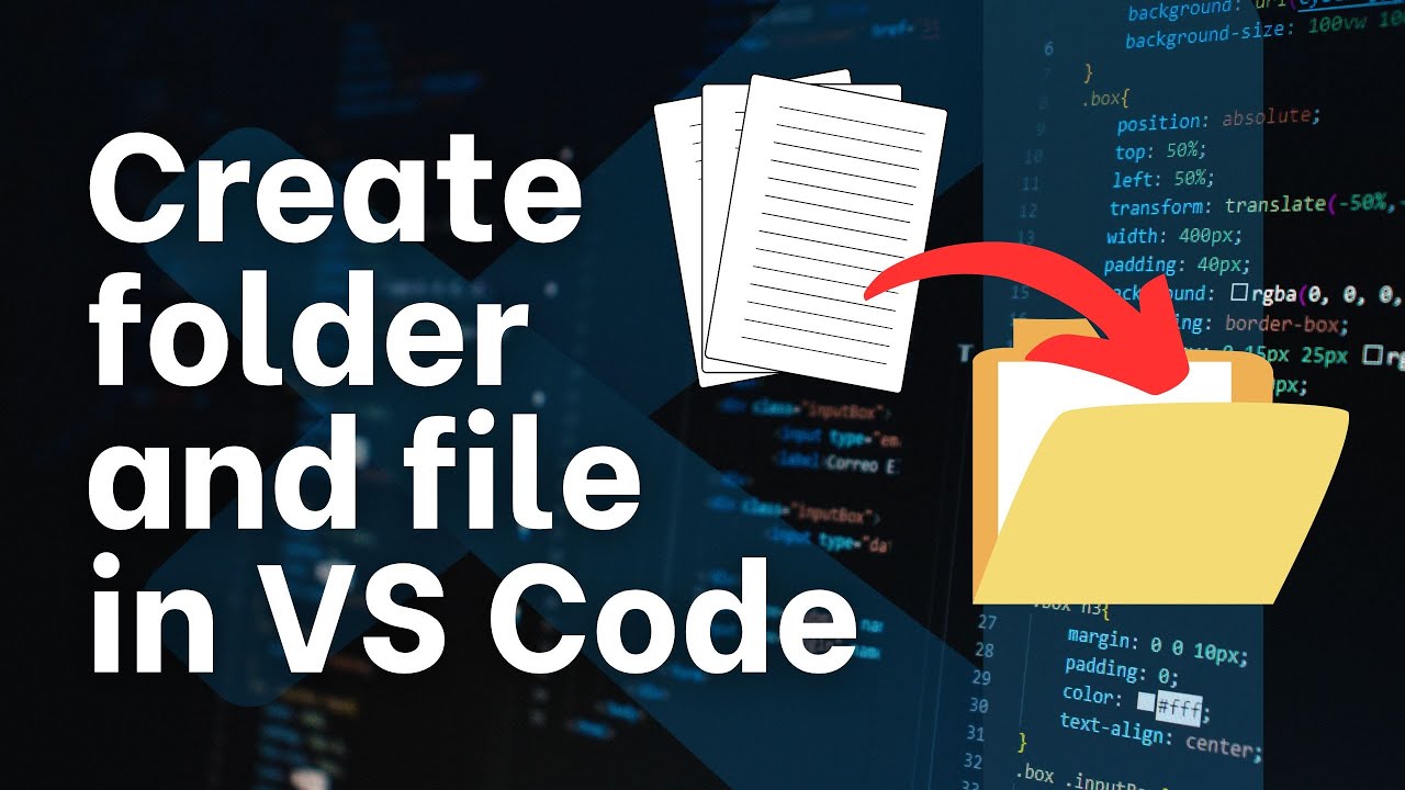 How to create new folder and file in VS Code (COMPLETE GUIDE) - YouTube