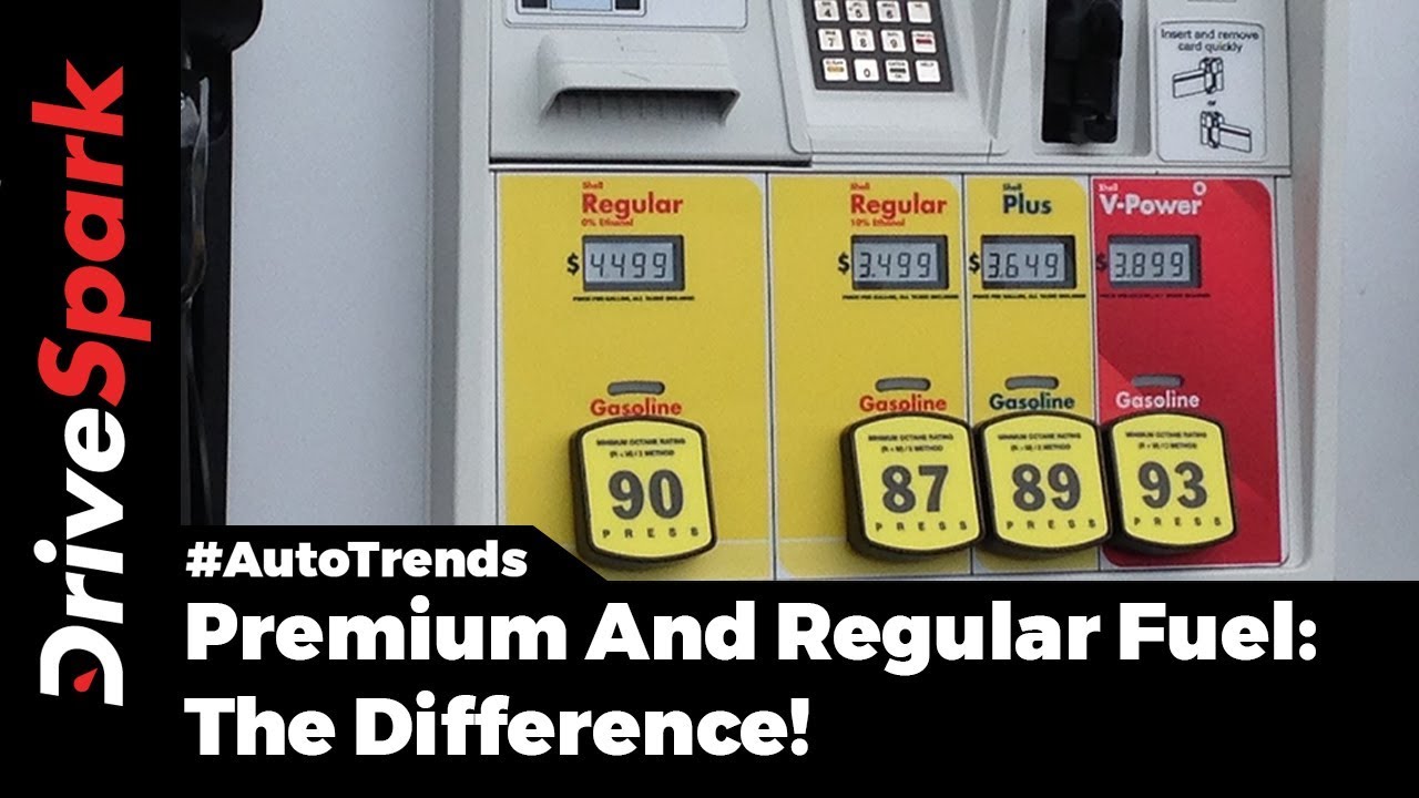 Premium Fuel Vs Regular - Differences Explained - DriveSpark - YouTube