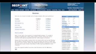 Protector UTM Modules Anti Spam Anti Spyware Anti Spam Content Filter Intrusion Prevention