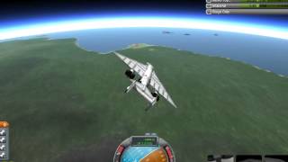 KSP - MK3 Cockpit IVA heavy spaceplane rendezvous mission and satellite deployment!