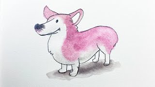 easy dog pictures to paint 1