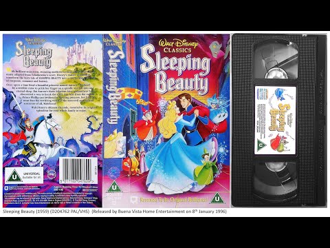 Sleeping Beauty (8th January 1996 - UK VHS)