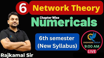 #6 I Network Numericals I 6th sem EE/EEE I Engineers Group I Diploma semester class I RAJ SIR