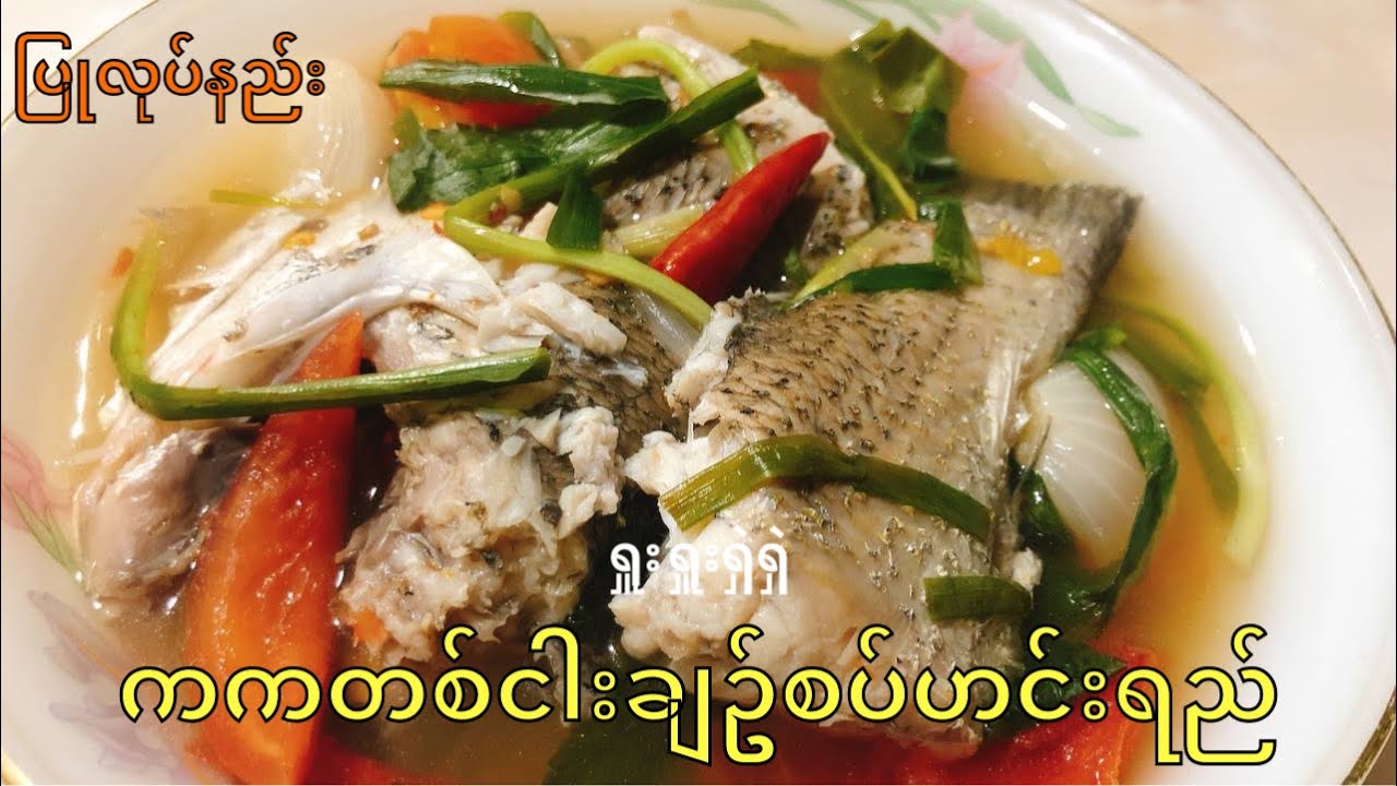 ရှူးရှဲ ကကတစ်ငါး ချဉ်စပ်ဟင်းရည်