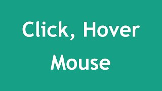 [ jQuery In Arabic ] #03 - Events - Click / Dblclick / Mouseenter / Mouseleave / Hover