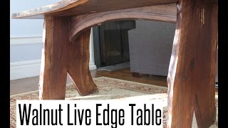 Walnut Live Edge Table